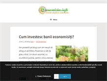Tablet Screenshot of economisim.info